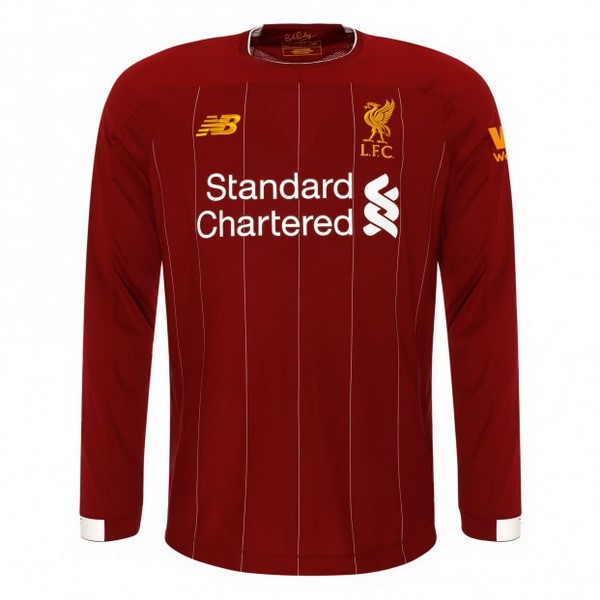 Camiseta Liverpool 1ª ML 2019/20 Rojo
